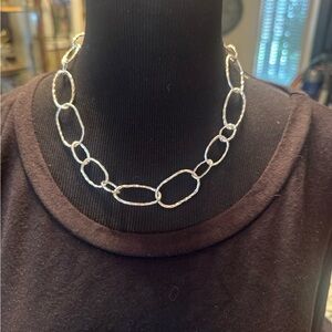 Chic Silver Link Necklace